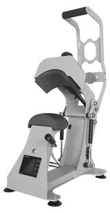 RIVO Cappa from three-quarters, open, with the LCD controller in view