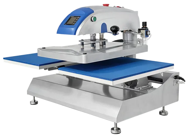 RIVO Duplex Air from three-quarters, close on the dual-station head with both platens open