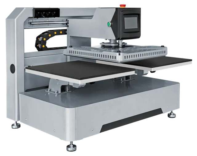 RIVO Duplex Super, dynamic three-quarter view of the fully enclosed machine